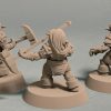 Nikta warrior pack 3d printable miniatures back
