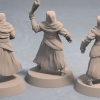 Night's Cult Rioters Back Fantasy Miniature