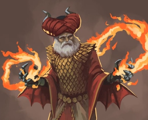 Warlocks of Armurad Illustration Thumbnail