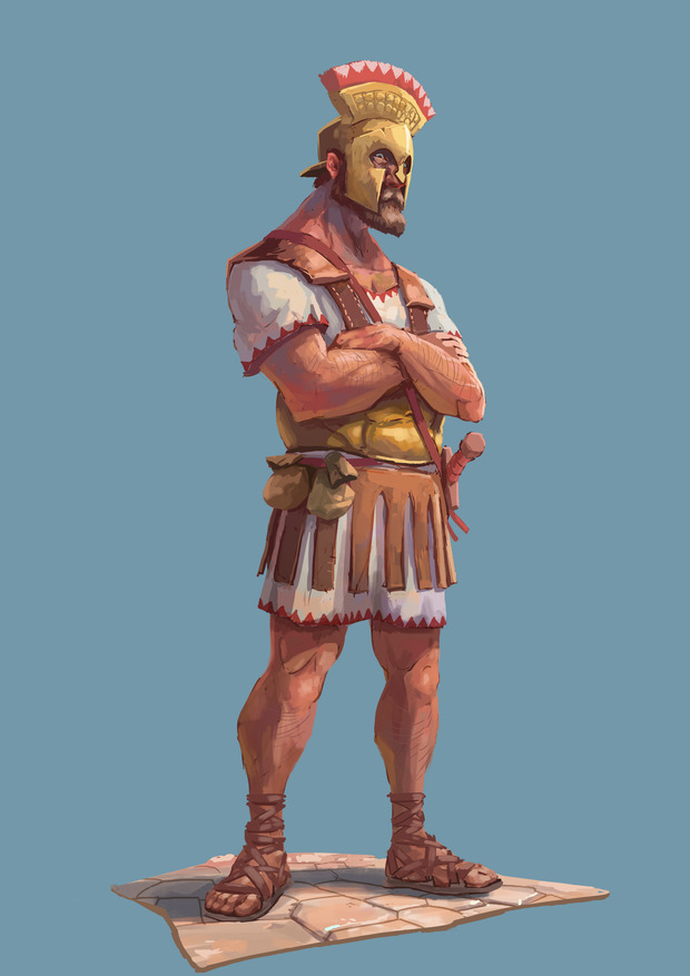 Euclides The Captain Illustration